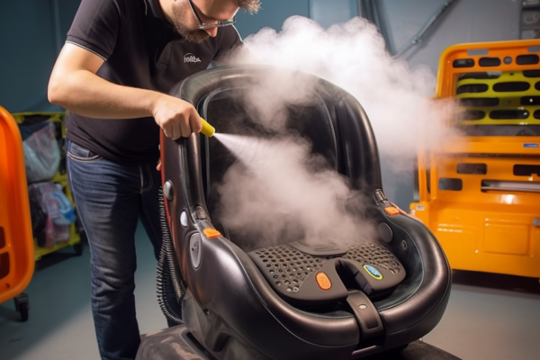 steam cleaning car seats