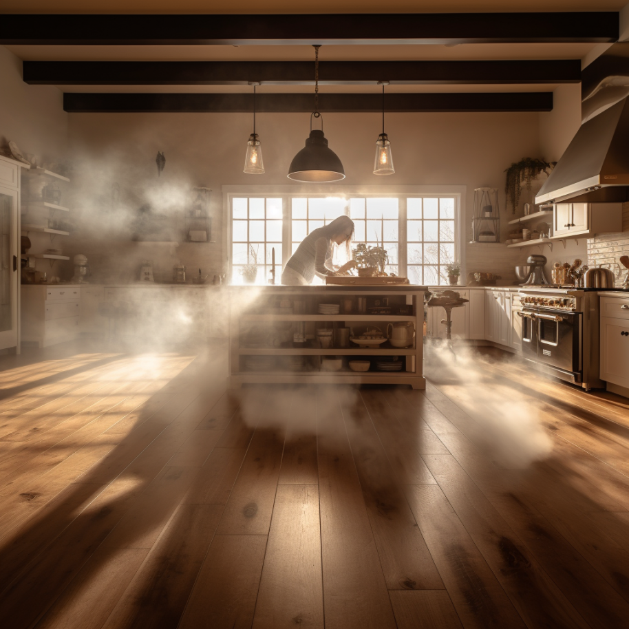 wooden floor steamer